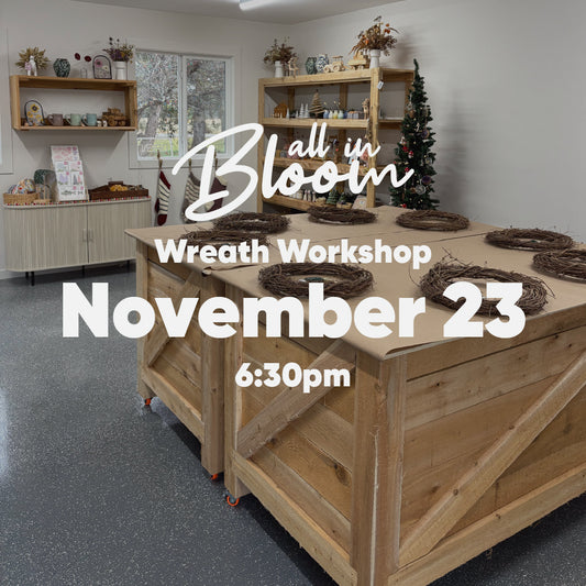 Wreath Workshop - November 23
