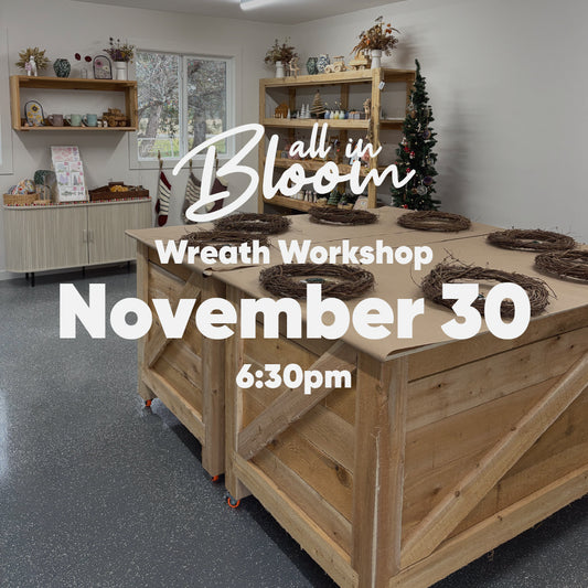 Wreath Workshop - November 30